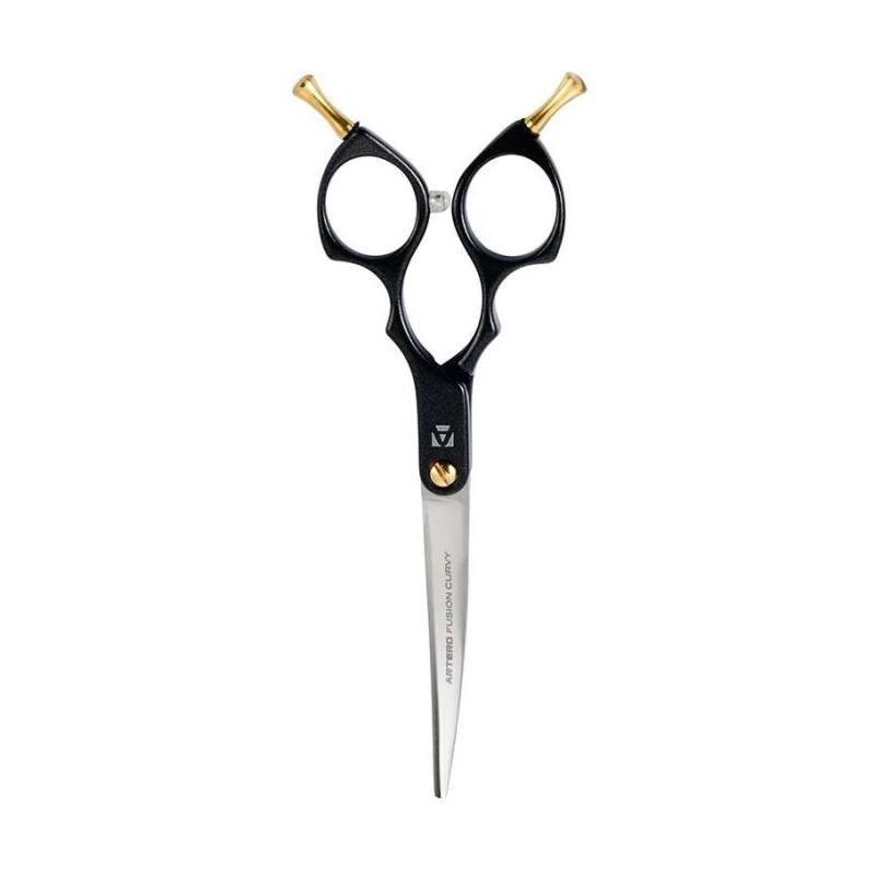 ARTERO TIJERA FUSION CURVY BLACK 6"