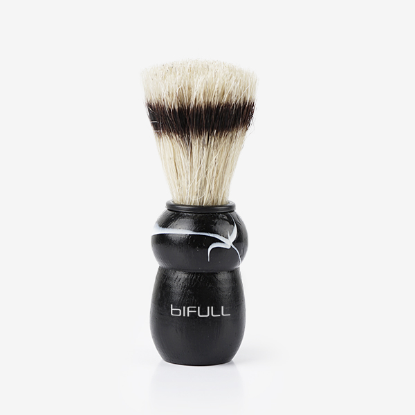 BROCHA AFEITAR MANGO MADERA  NEGRO