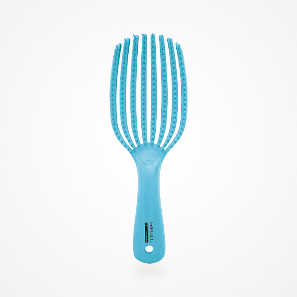 CEPILLO DESENREDANTE PARA PELO RIZADO R-RECYCLED CURLY AZUL