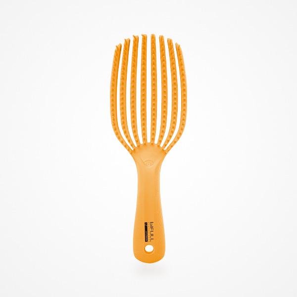 CEPILLO DESENREDANTE PARA PELO RIZADO R-RECYCLED CURLY NARANJA