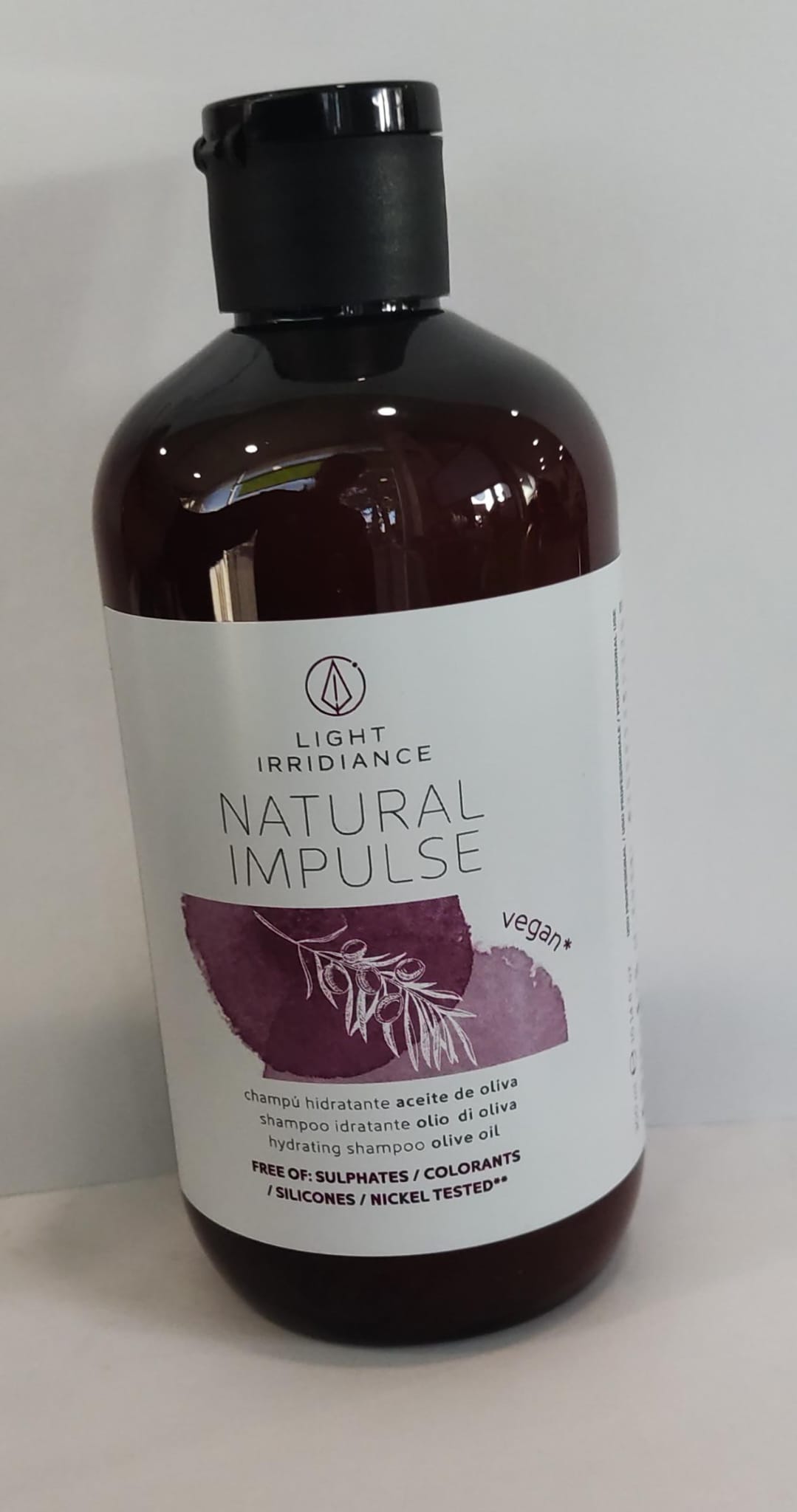 CHAMPU HIDRATANTE ACEITE DE OLIVA NATURAL IMPULSE 300ML