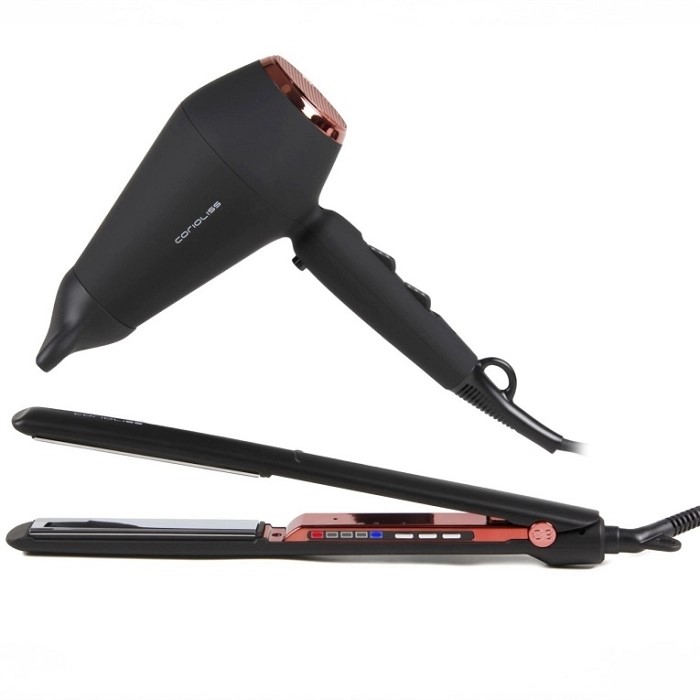 CORIOLISS SET C3 BLACK COPPER SOFT TOUCH + KOMPACTISSIMO