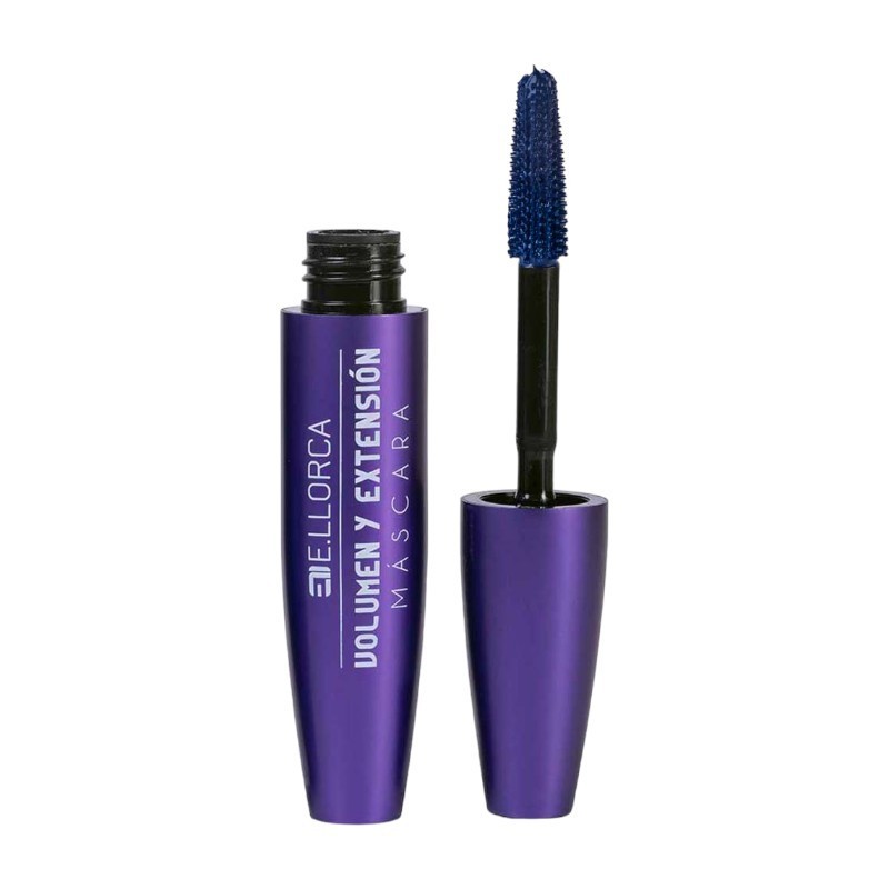 E.LLORCA MASCARA VOLUMEN Y EXTENSION  AZUL MARINO