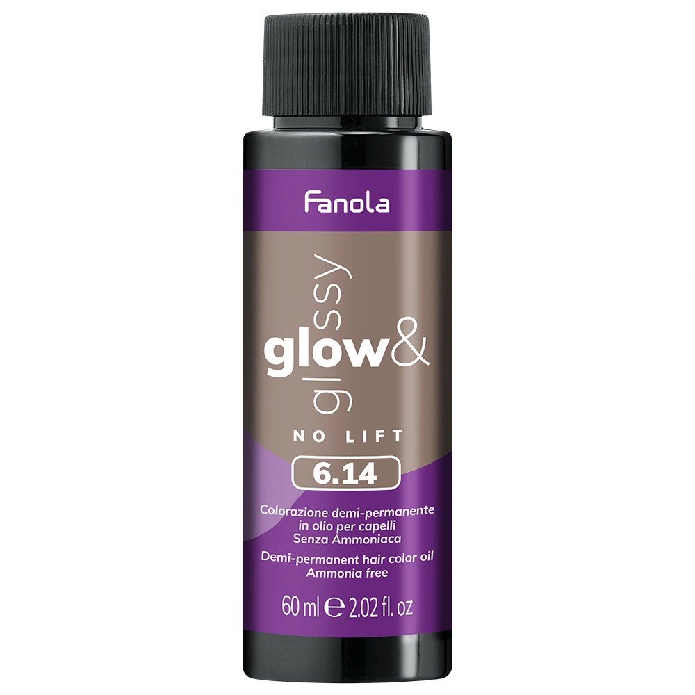 FANOLA COLORACION DEMIPERMANENTE EN ACEITE GLOW&GLOSS 6.14 60ML