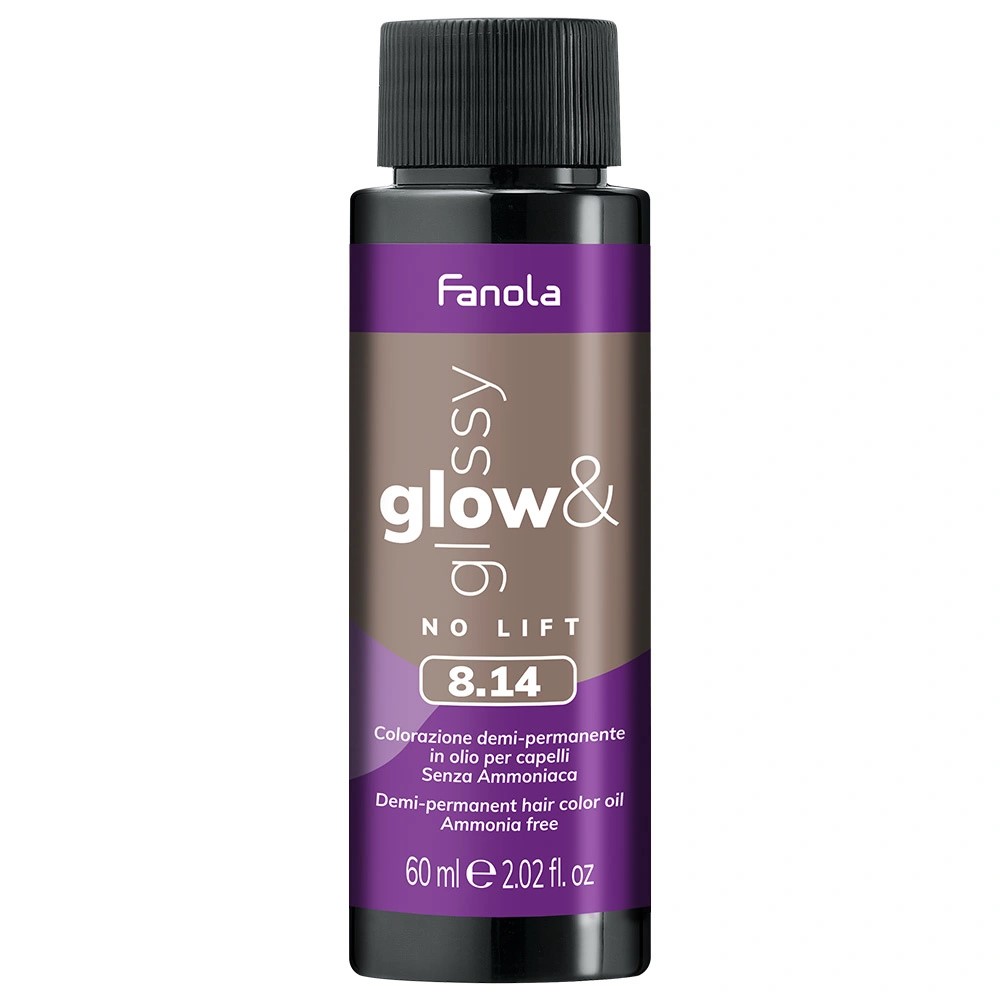 FANOLA COLORACION DEMIPERMANENTE EN ACEITE GLOW&GLOSS 8.14 60ML