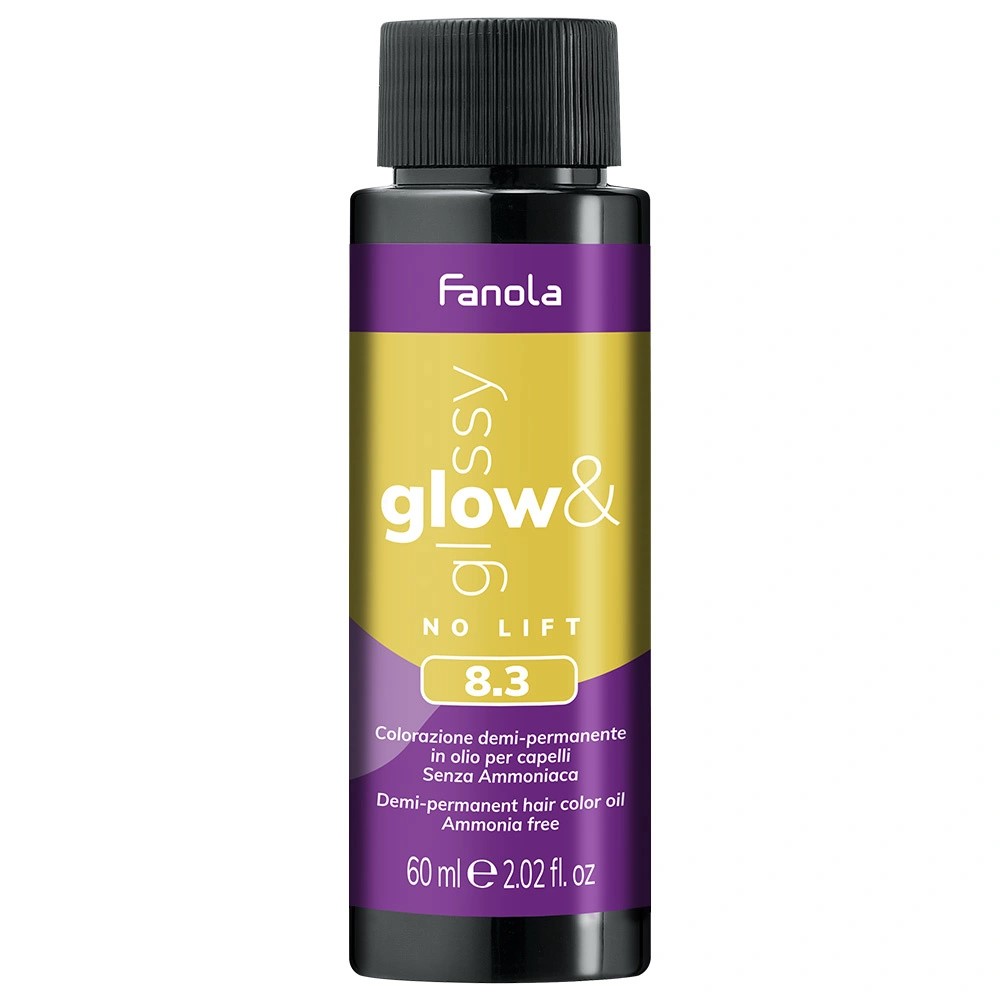 FANOLA COLORACION DEMIPERMANENTE EN ACEITE GLOW&GLOSS 8.3 60ML