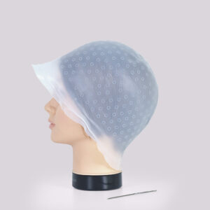 GORRO MECHAS TRANSPARENTE PUNTOS GM03 SILICONA