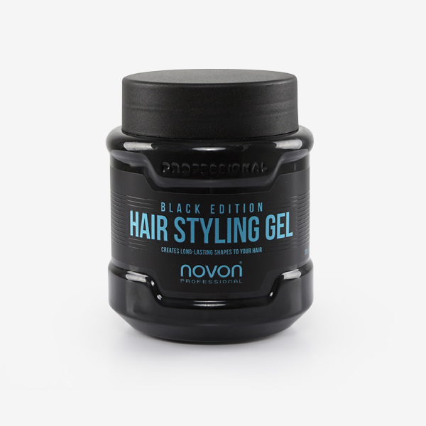 HAIR STYLING GEL BLACK EDITION - GEL DE PEINADO EDICION NEGRA NOVON 700ml