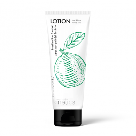 KINETICS HAND & BODY LOTION BRAZILIAN LIME & CEDAR 75ML