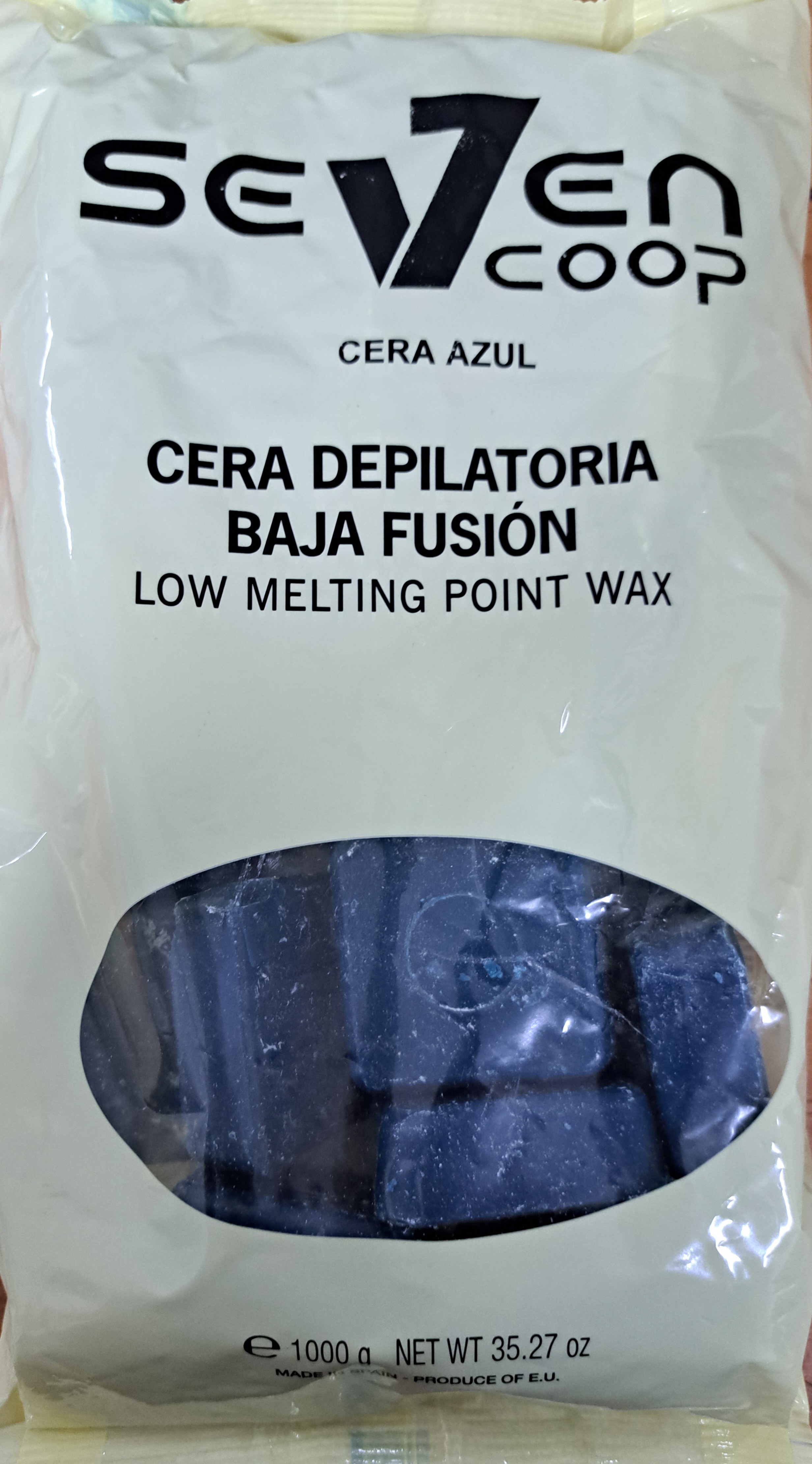 SEVEN CERA 1KG AZUL